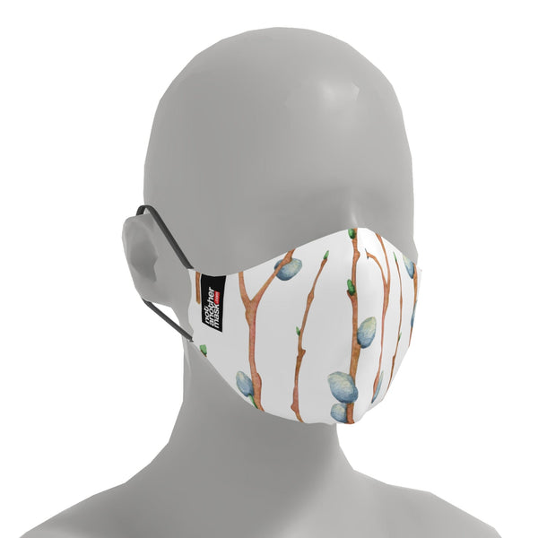 Mască Watercolor Braches Textile Mask NotAnotherMask