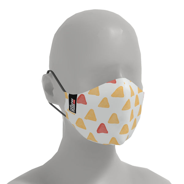 Mască Watercolor Triangles Textile Mask NotAnotherMask