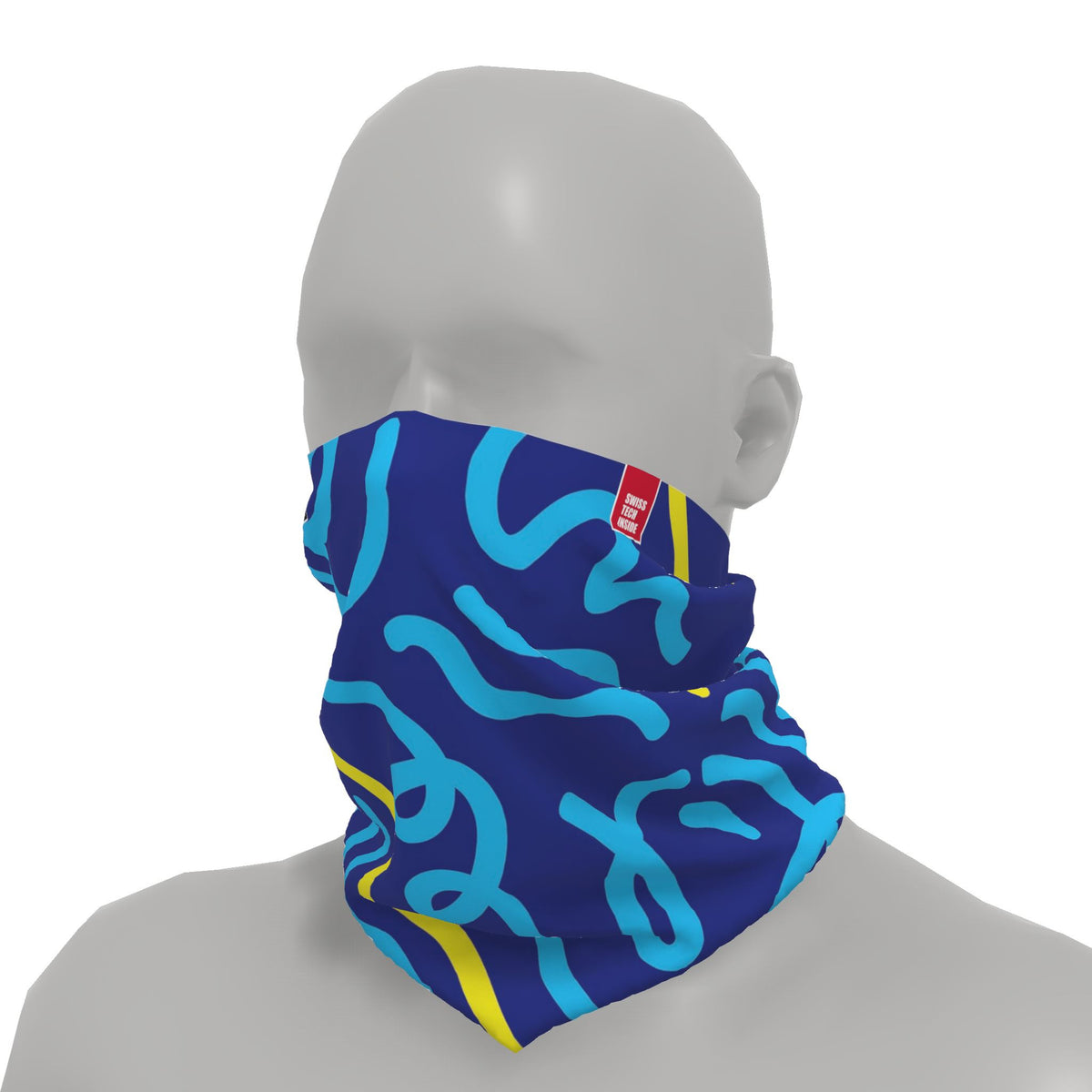 Neck-Gaiter Color Curves Neck Gaiters PrintCenterShop 
