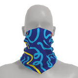 Neck-Gaiter Color Curves Neck Gaiters PrintCenterShop Short - 25x25 cm 