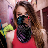 Neck-Gaiter Color Leafs Neck Gaiters PrintCenterShop Long - 25x50 cm 