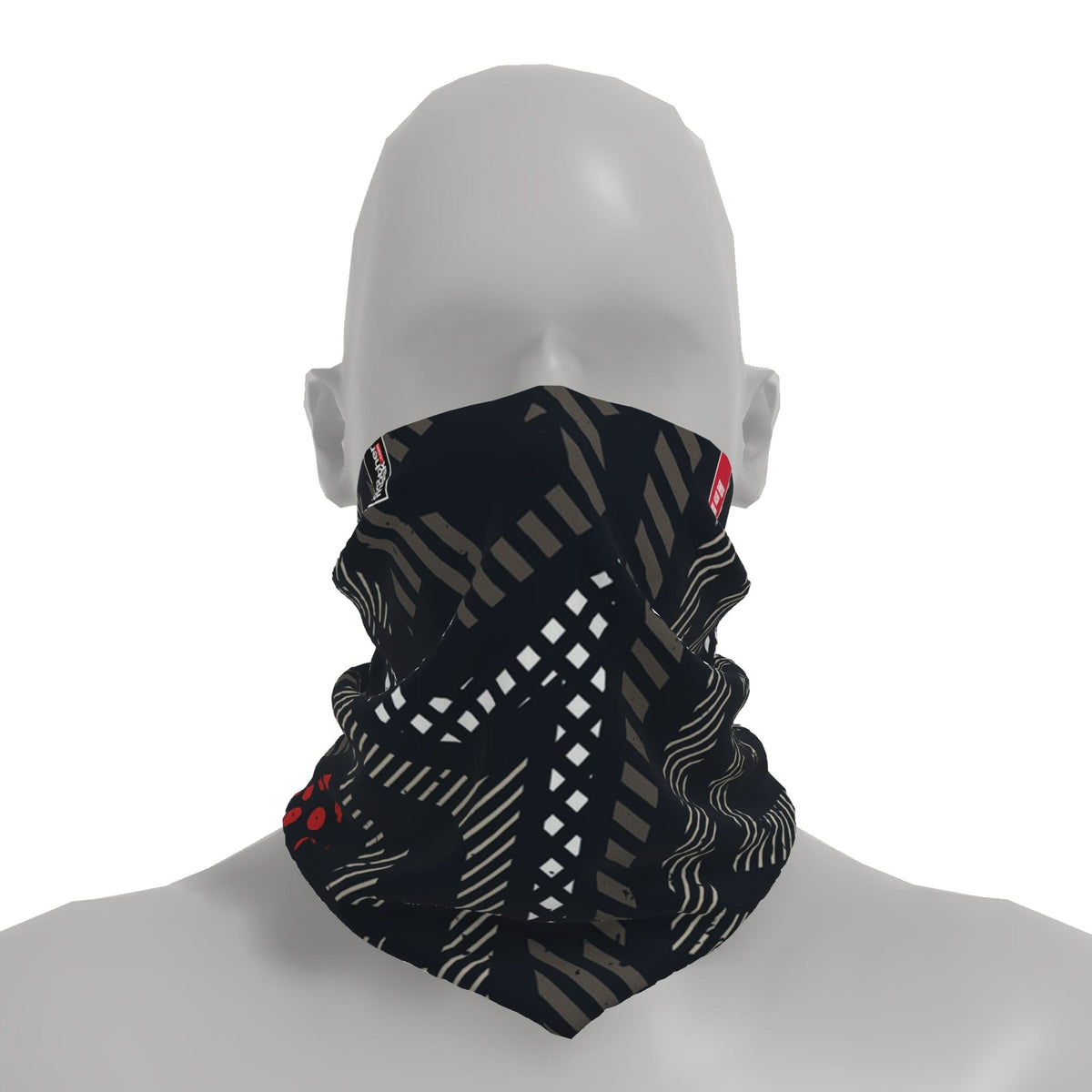 Neck-Gaiter Geometrical Neck Gaiters PrintCenterShop Short - 25x25 cm 