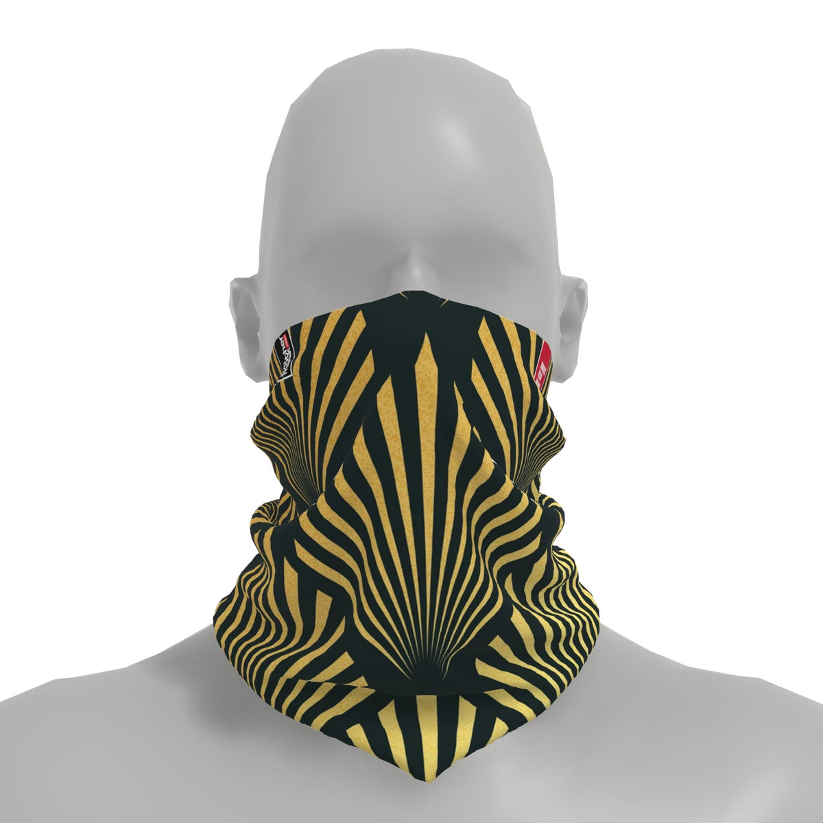 Neck-Gaiter Palm Leafs Neck Gaiters PrintCenterShop Short - 25x25 cm 