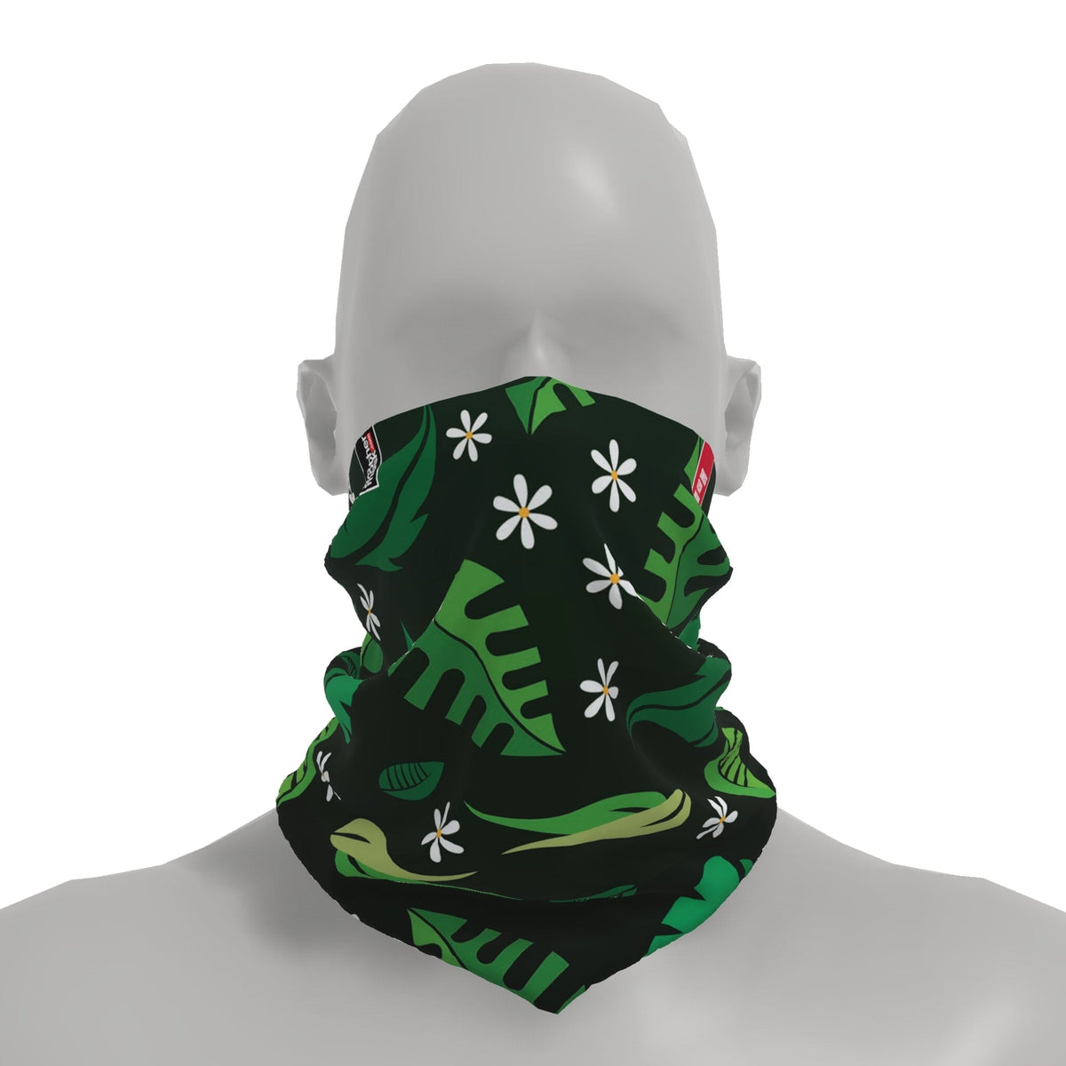 Neck-Gaiter Spring Leafs Neck Gaiters PrintCenterShop Short - 25x25 cm 