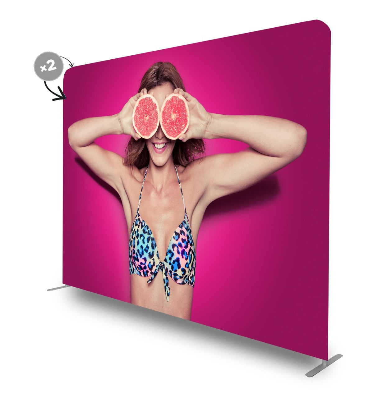 POP UP Textil Drept 10.0 m POP UP Textil Drept PrintCenterShop 