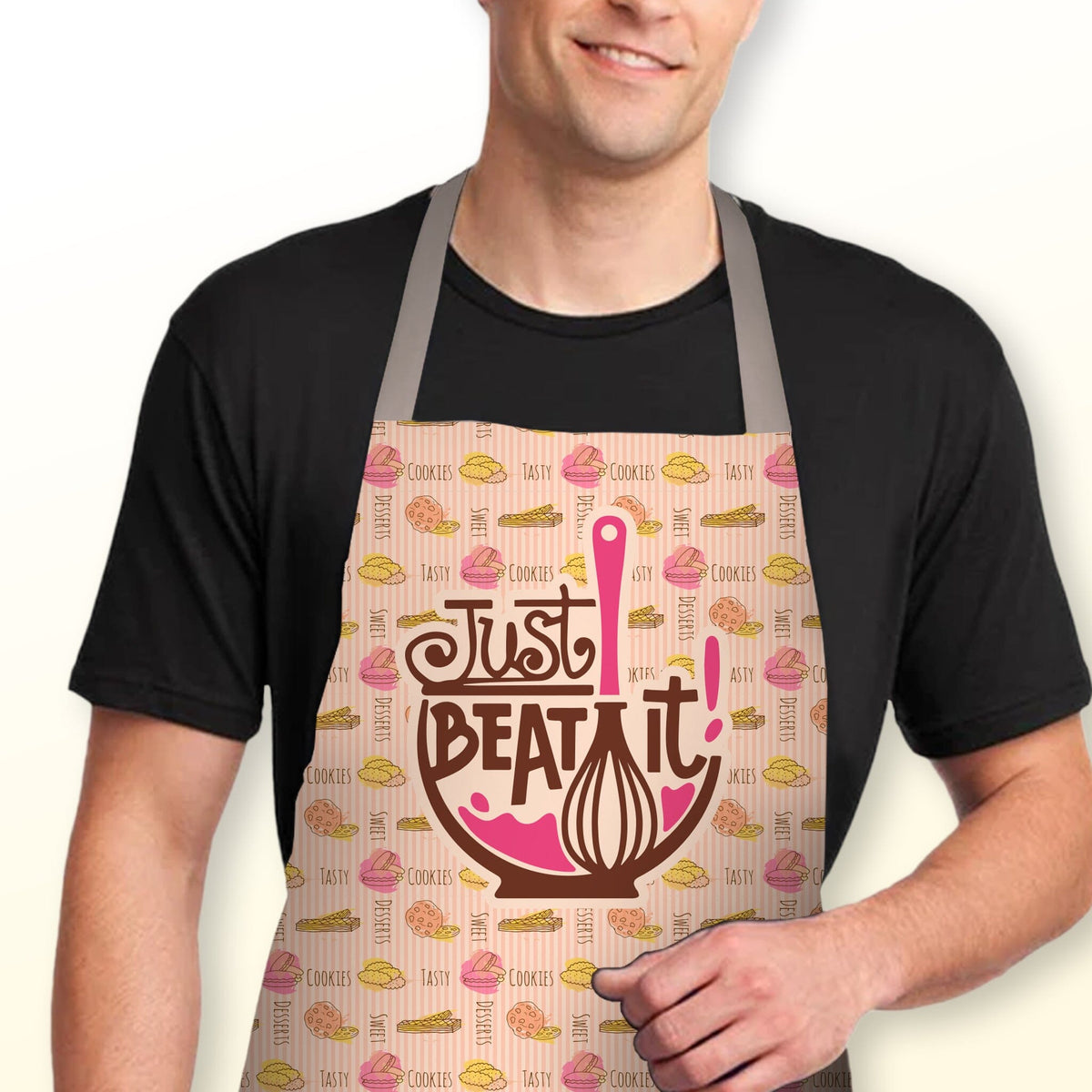 Șorț de bucătărie barbati Just Beat It Aprons TextileDivision 
