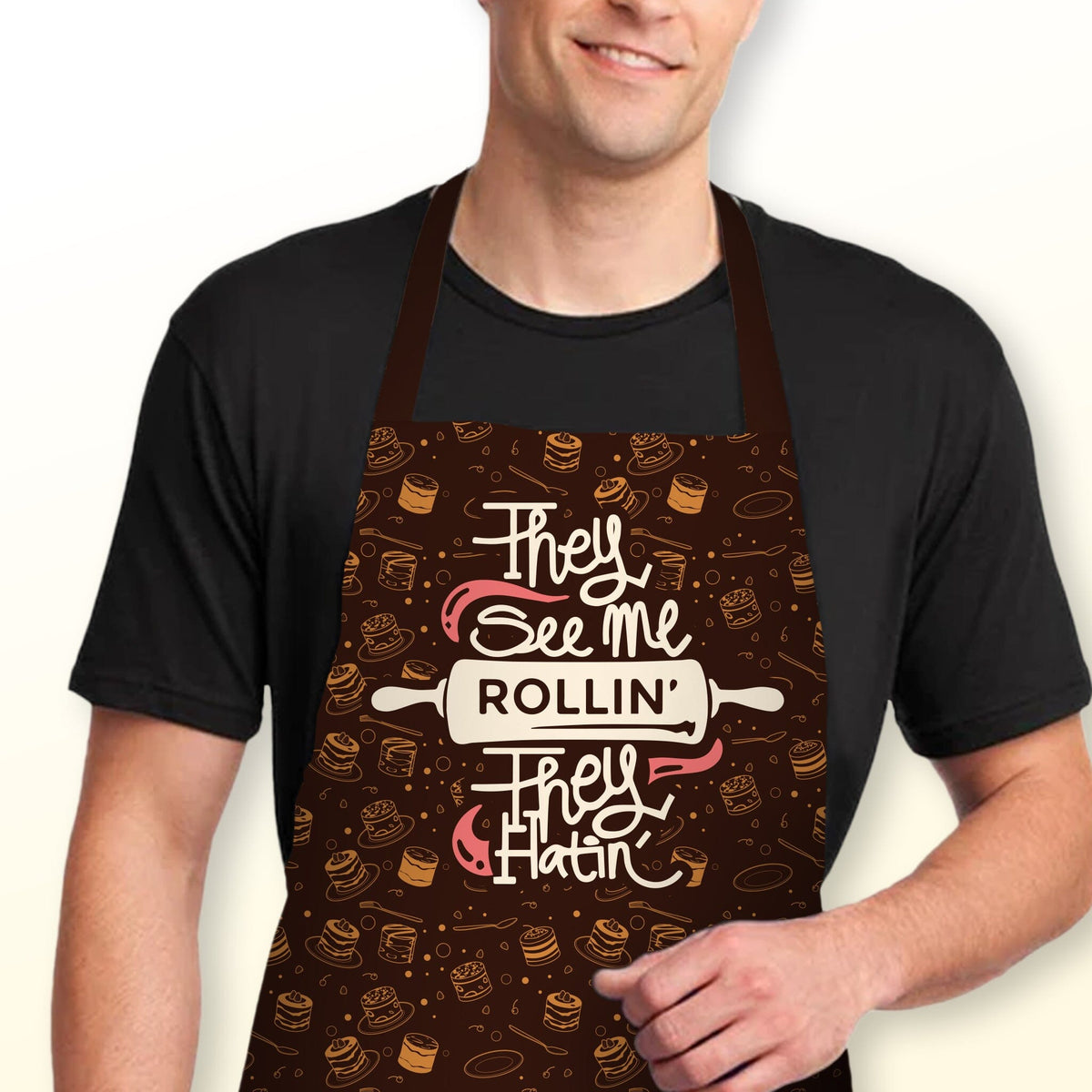 Șorț de bucătărie pentru bărbați Rollin' Aprons TextileDivision 