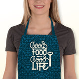 Șorț de bucătărie pentru femei Good Food, Good Life Aprons TextileDivision 