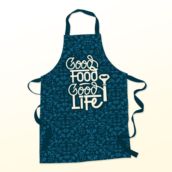 Șorț de bucătărie pentru femei Good Food, Good Life Aprons TextileDivision 