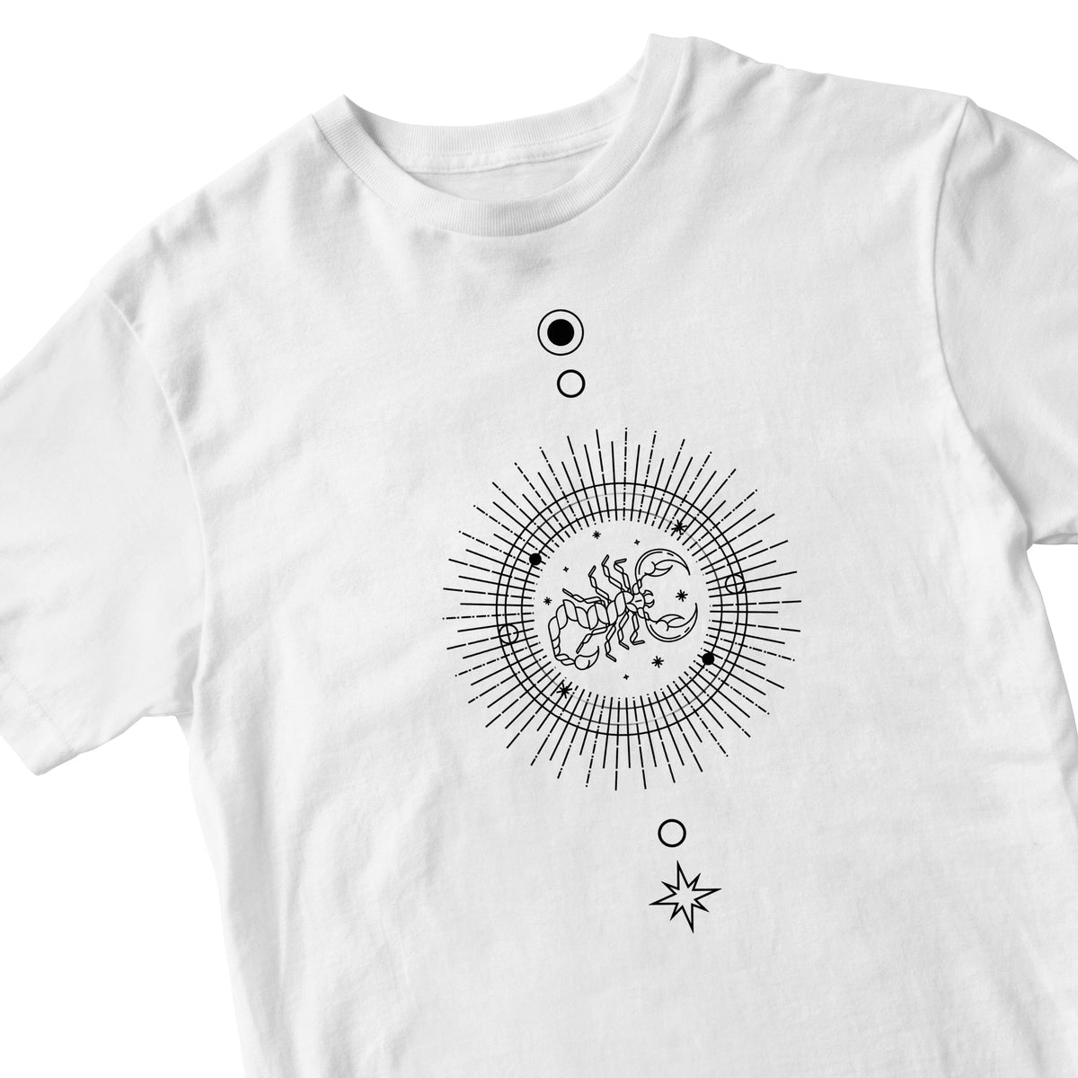 Tricou alb "Scorpion" Tshirt TextileDivision 