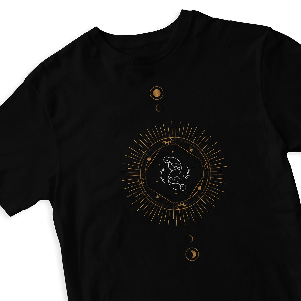 Tricou Negru "Gemeni " Tshirt TextileDivision 