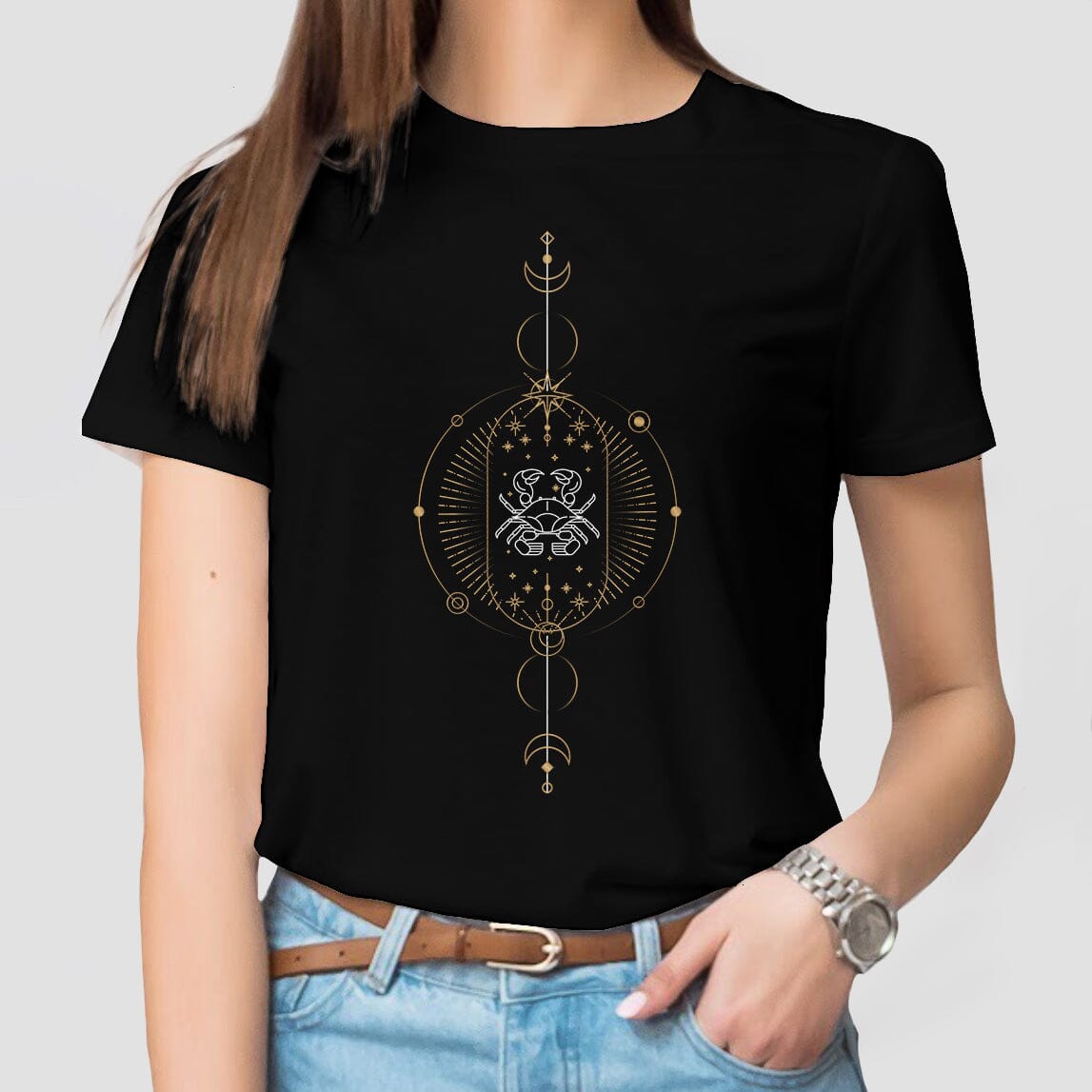 Tricou Negru "Rac " Tshirt TextileDivision 